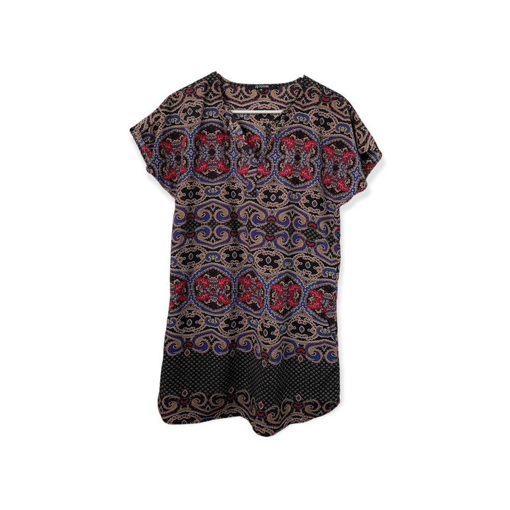 19 Cooper Women’s Medallion Dress with Short Sleeves XS